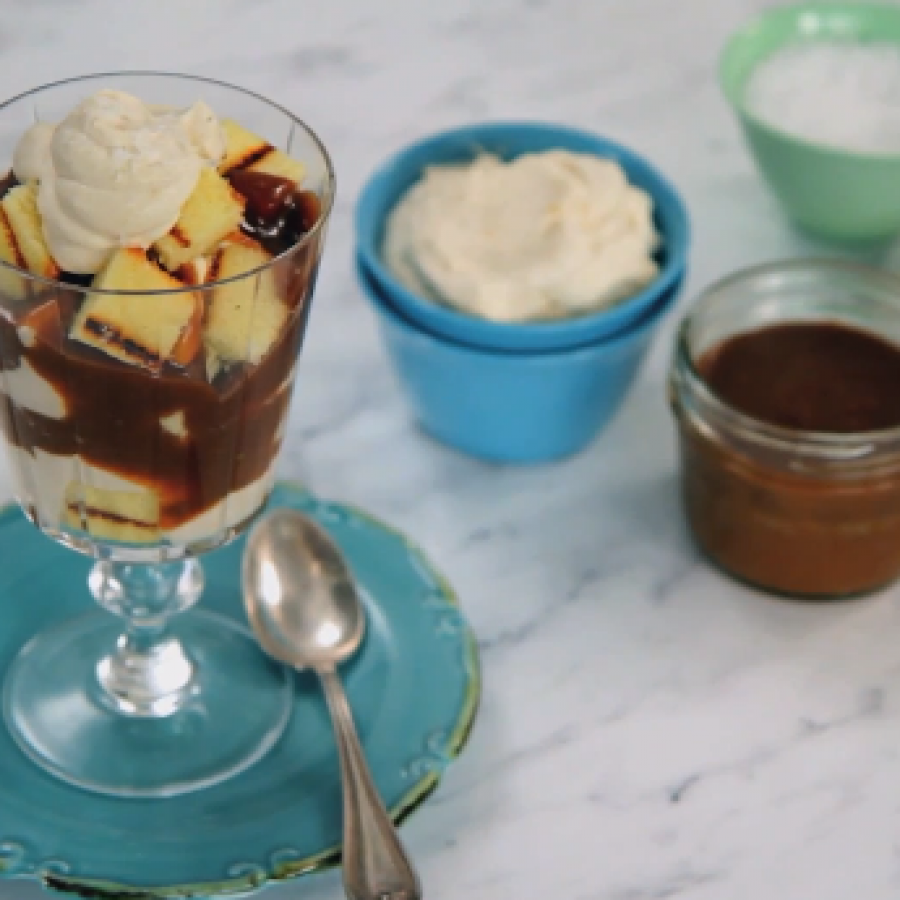 Salted Butterscotch Trifle 